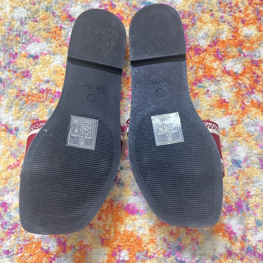New Nicole Miller  París Knox Destination Flat Sandals - Picture 7 of 8